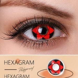 New Hexagram RED Black HALLOWEEN Eyewear SALE$$
